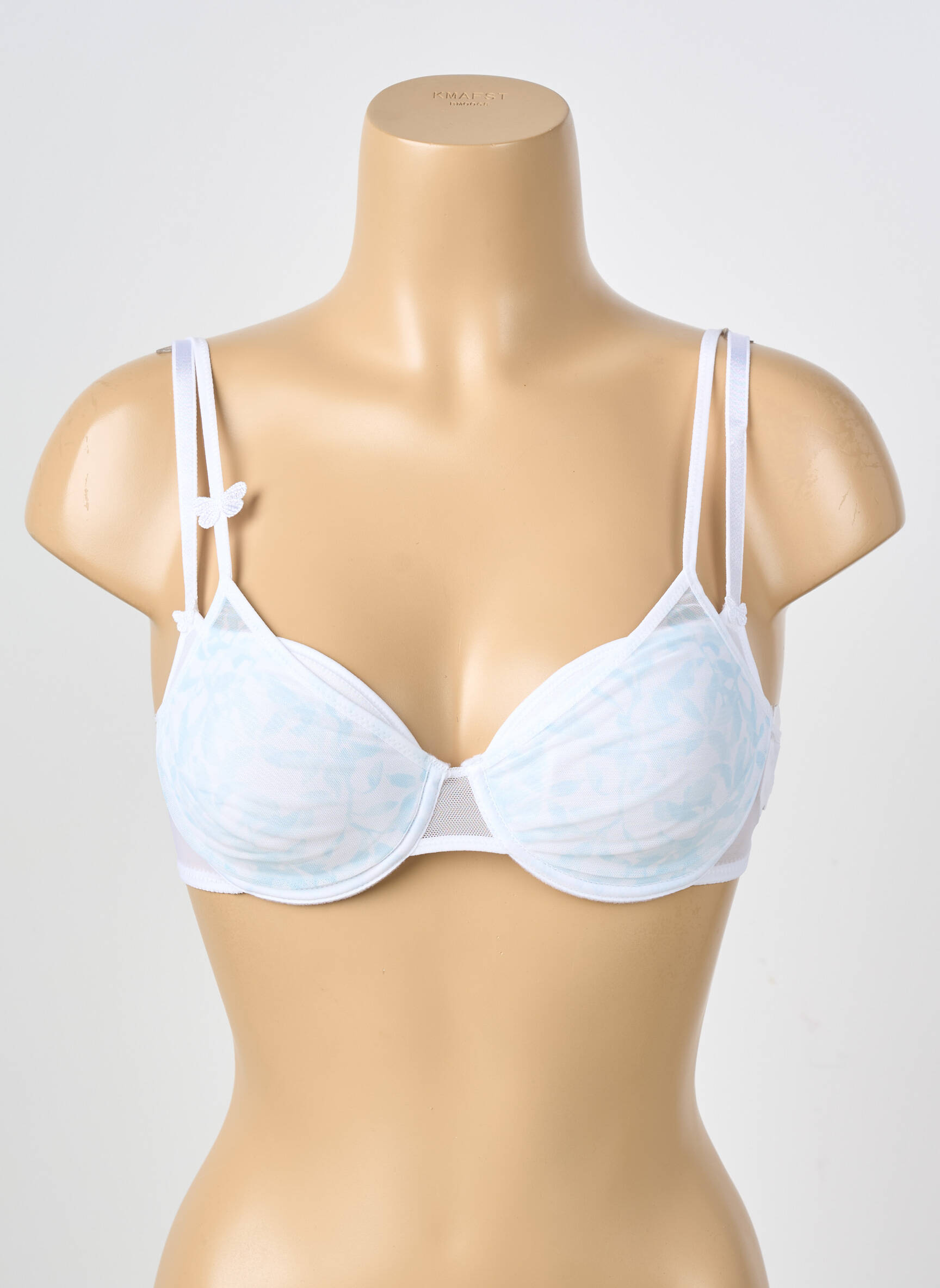 Soutien-gorge effet matière satinée haut soutien-gorge moulé blanc PASSIONATA femme
