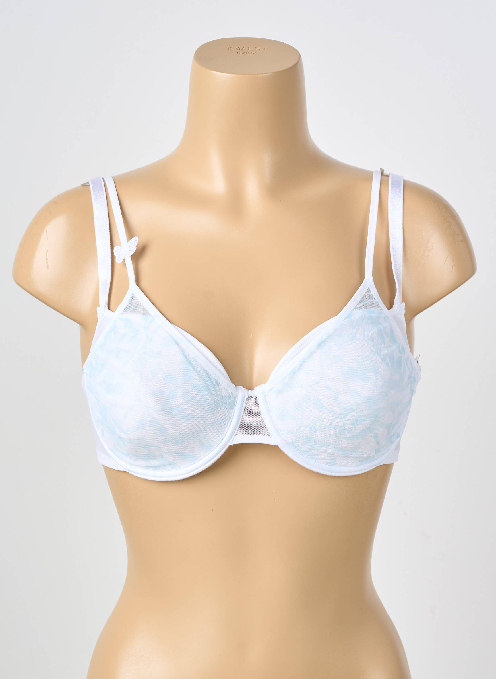 Soutien-gorge effet matière satinée haut soutien-gorge moulé blanc PASSIONATA femme