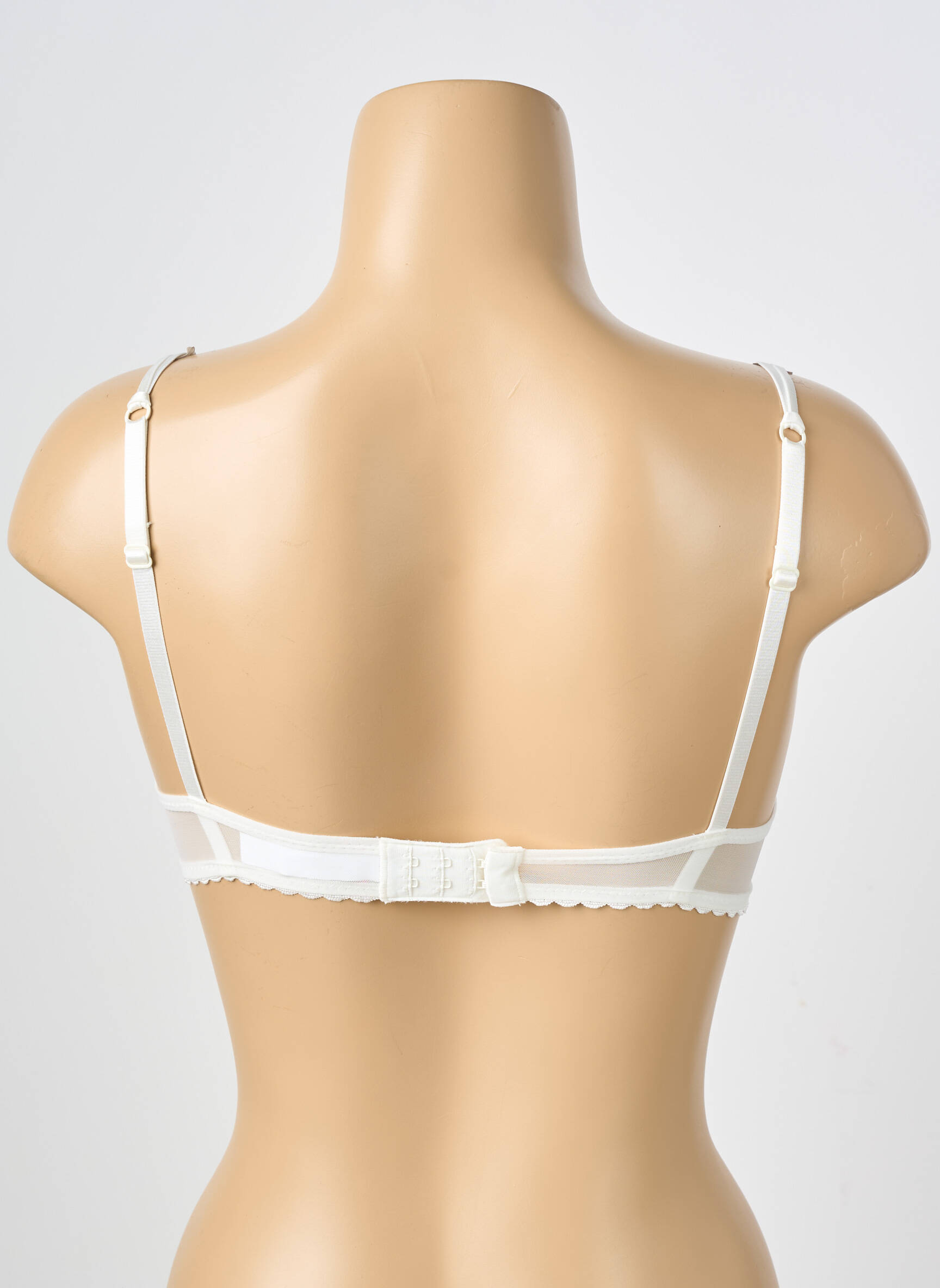 Soutien-gorge effet matière satinée haut soutien-gorge push-up blanc PASSIONATA femme