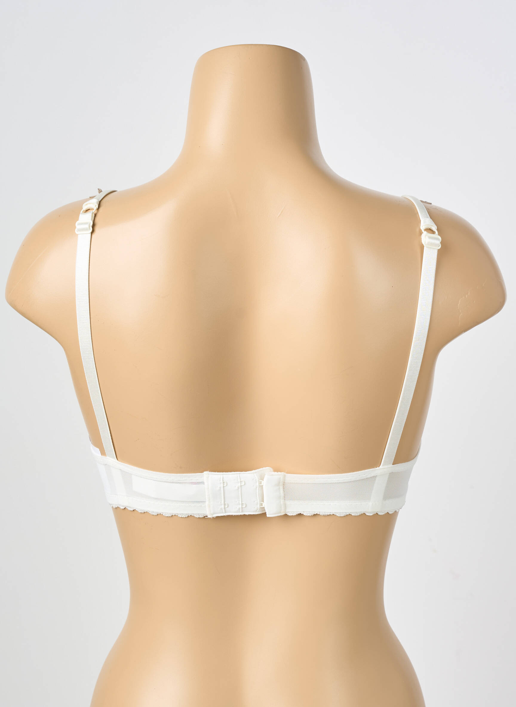 Soutien-gorge effet matière satinée haut soutien-gorge push-up blanc PASSIONATA femme