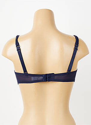 Soutien-gorge effet matière satinée haut soutien-gorge balconnet bleu SIMONE PERELE femme