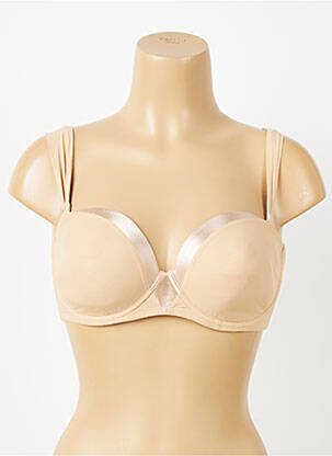 Soutien-gorge effet matière satinée haut soutien-gorge balconnet chair SIMONE PERELE femme