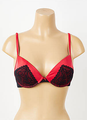 Soutien-gorge effet matière satinée haut soutien-gorge push-up noir PASSIONATA femme