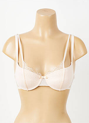 Soutien-gorge effet matière satinée haut soutien-gorge avec mousse de rembourrage amovible rose PASSIONATA femme