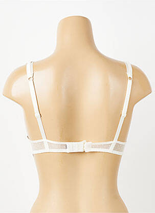 Soutien-gorge effet matière satinée haut soutien-gorge avec mousse de rembourrage amovible blanc PASSIONATA femme