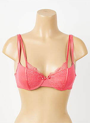 Soutien-gorge effet matière satinée haut soutien-gorge avec mousse de rembourrage amovible orange PASSIONATA femme