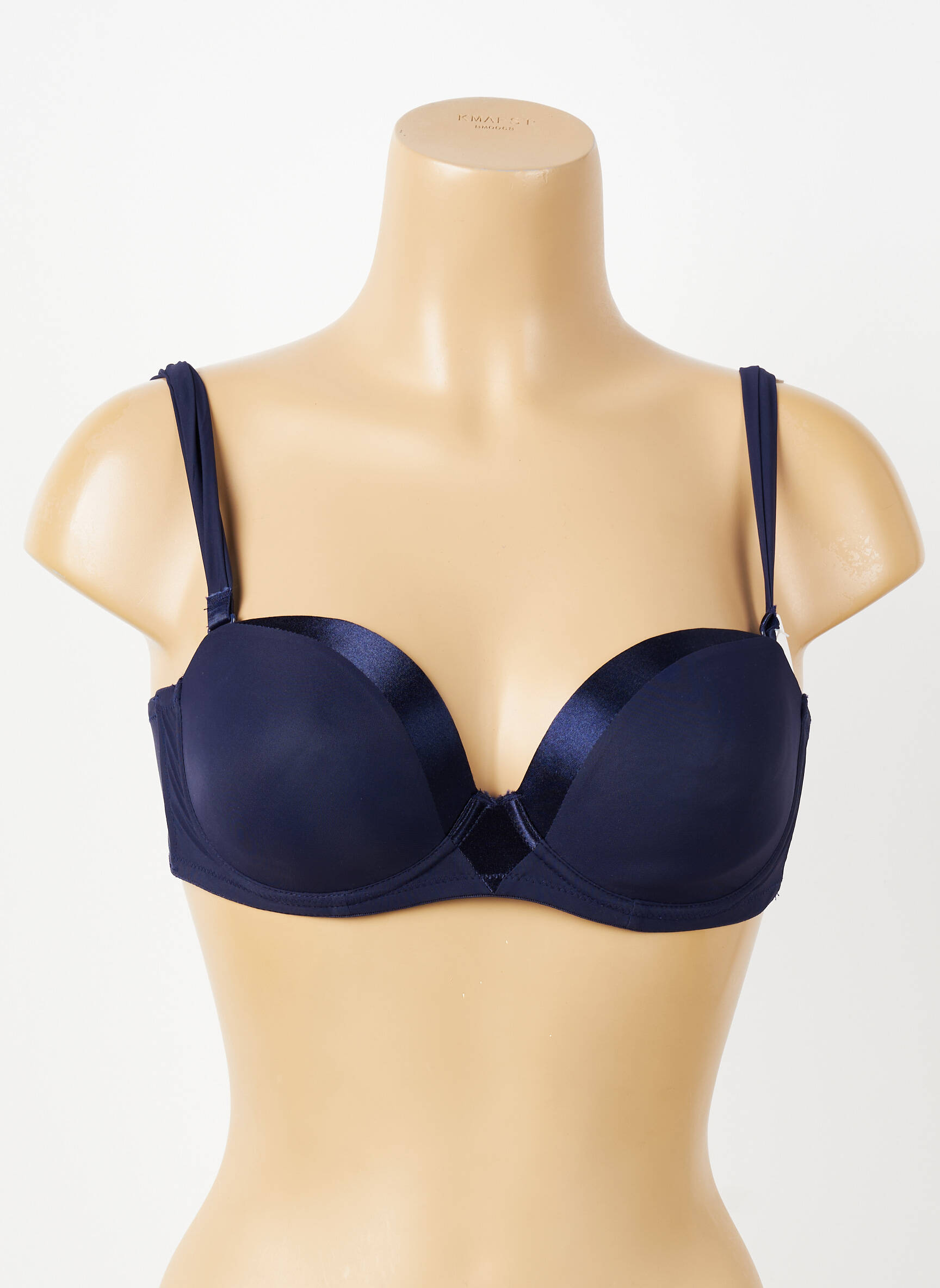 Soutien-gorge effet matière satinée haut soutien-gorge balconnet bleu SIMONE PERELE femme