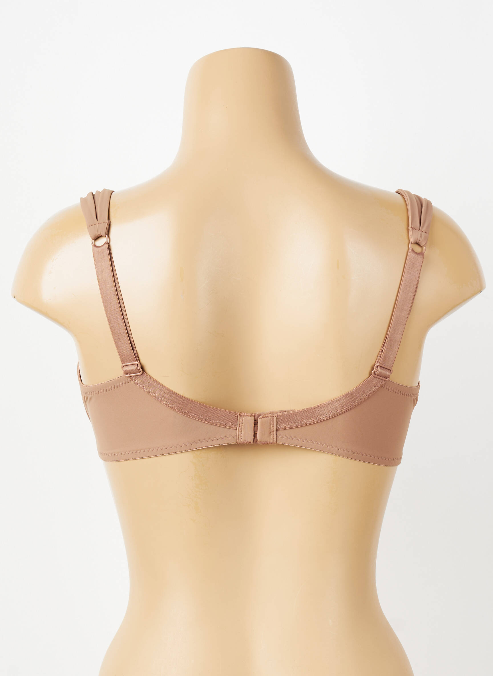 Soutien-gorge effet matière satinée haut soutien-gorge moulé marron IMPLICITE femme