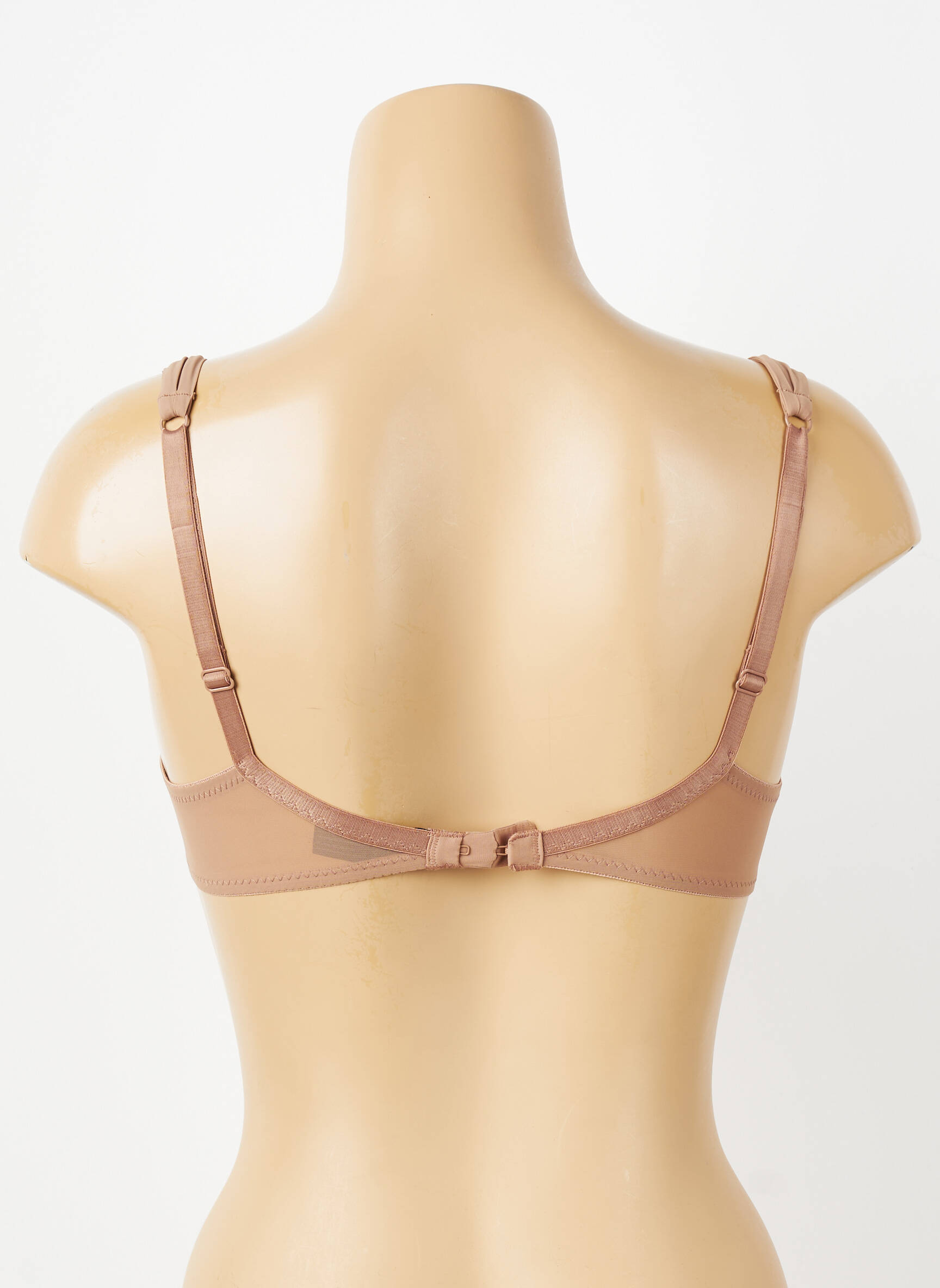 Soutien-gorge effet matière satinée haut soutien-gorge moulé marron IMPLICITE femme