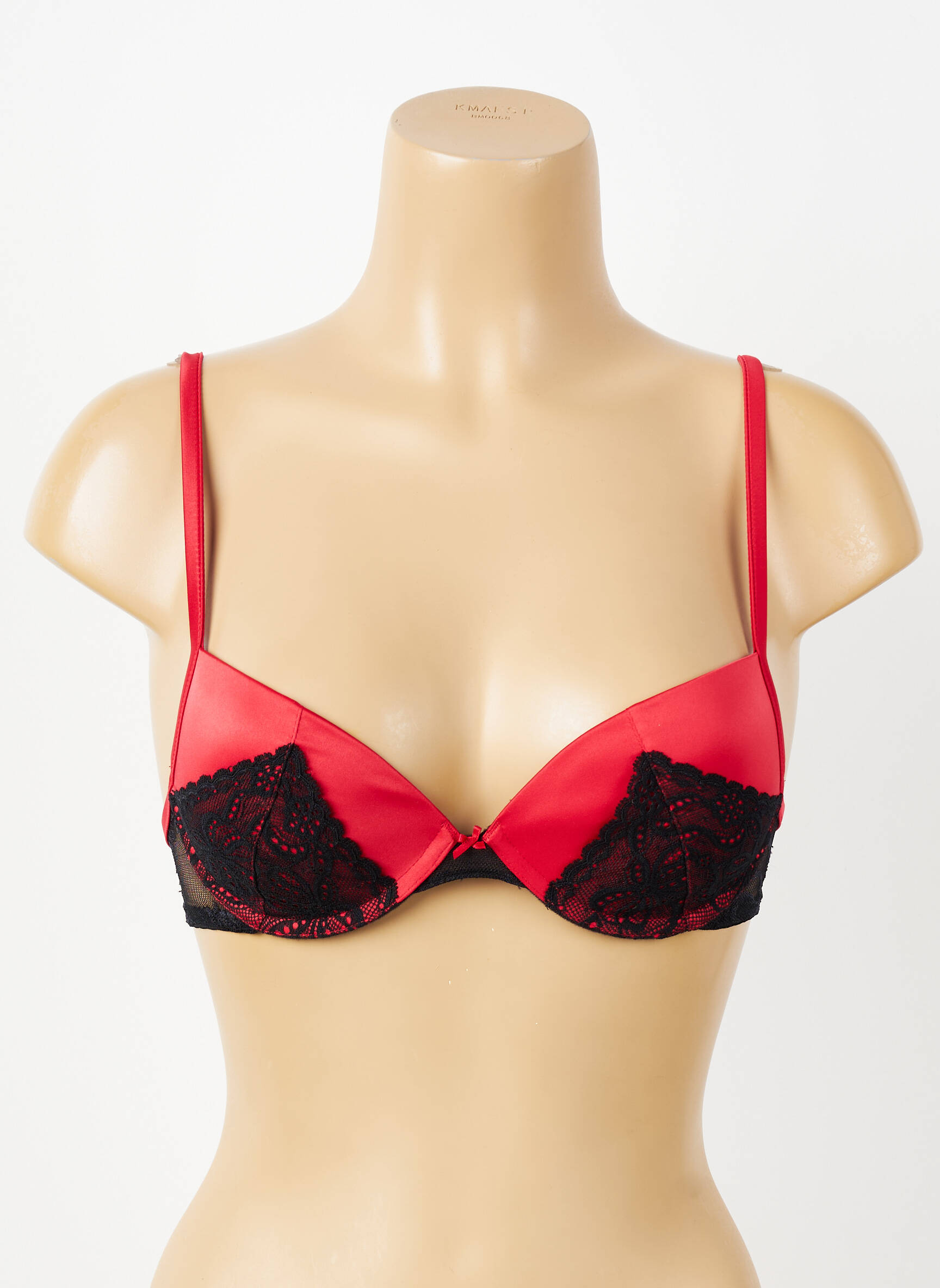 Soutien-gorge effet matière satinée haut soutien-gorge push-up noir PASSIONATA femme