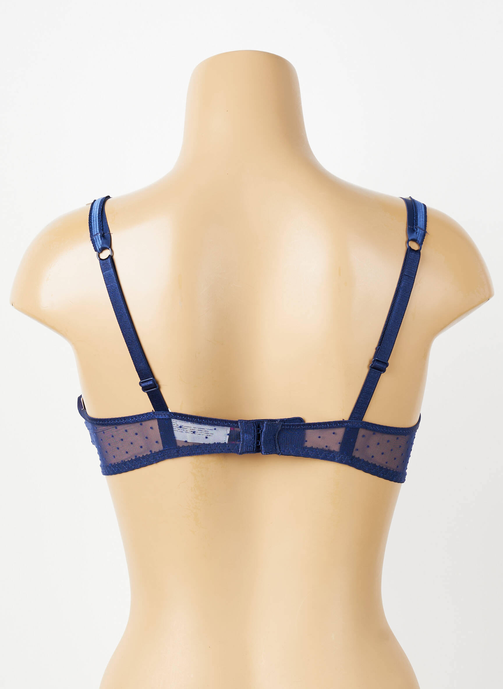Soutien-gorge effet matière satinée haut soutien-gorge avec mousse de rembourrage amovible bleu PASSIONATA femme