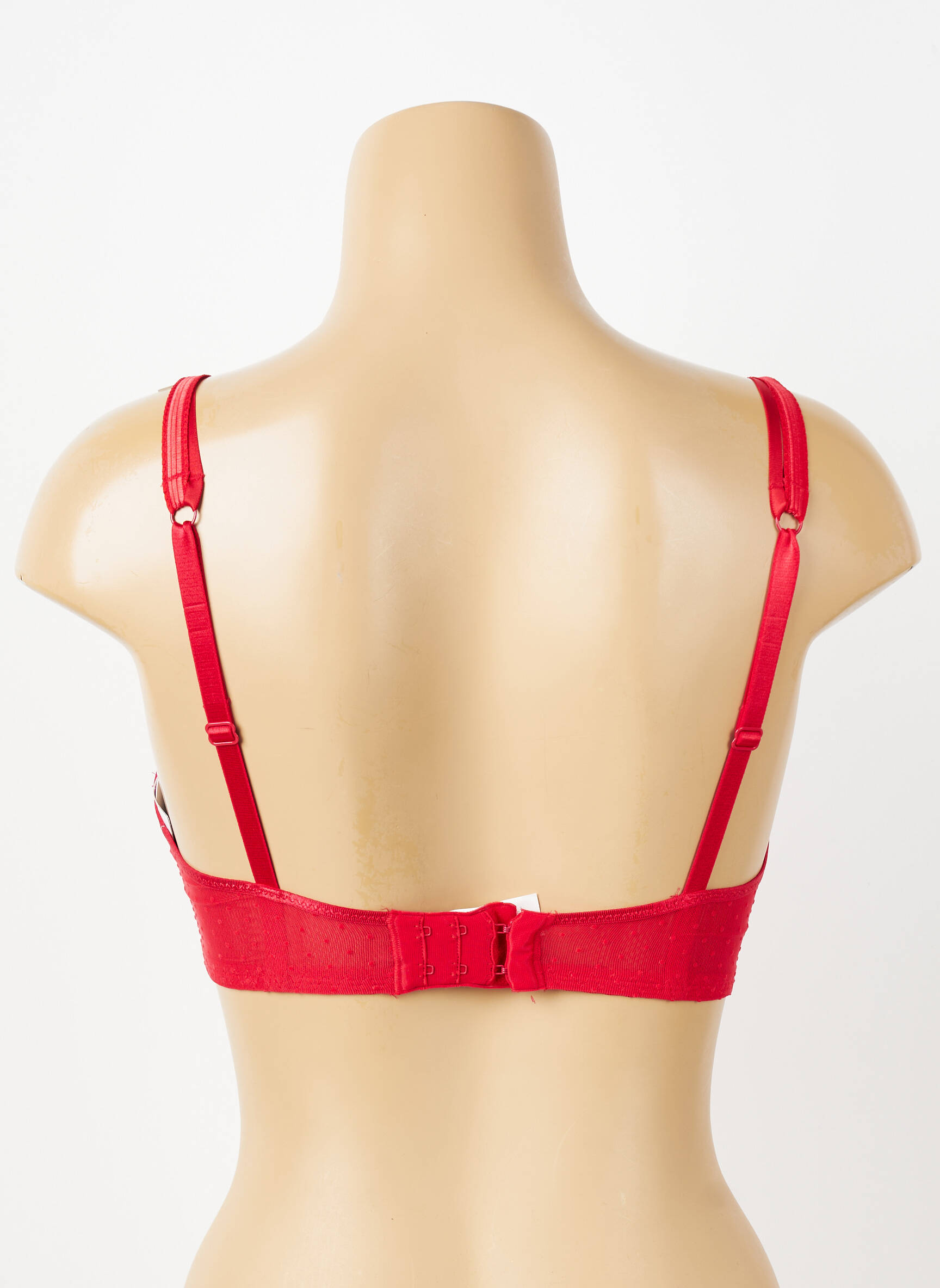 Soutien-gorge effet matière satinée haut soutien-gorge avec mousse de rembourrage amovible rouge PASSIONATA femme