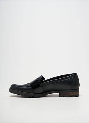 Mocassins matière lisse talon plat jusqu'à 3cm noir AXELL femme