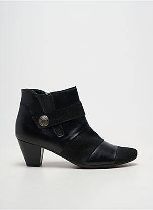 Bottines/boots matière lisse talon de 4 à 6cm noir ARIMA femme