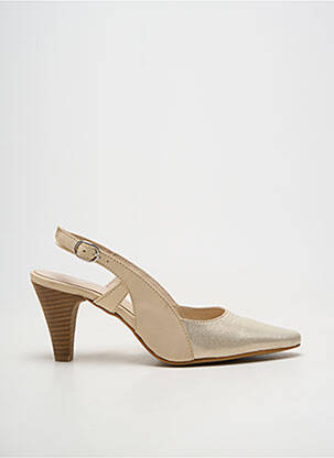 Escarpins fermeture boucle(s) talon de 7 à 9cm beige REBELLES femme
