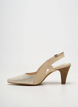 Escarpins fermeture boucle(s) talon de 7 à 9cm beige REBELLES femme