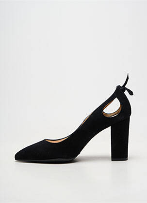 Escarpins bout pointu talon de 7 à 9cm noir REBELLES femme