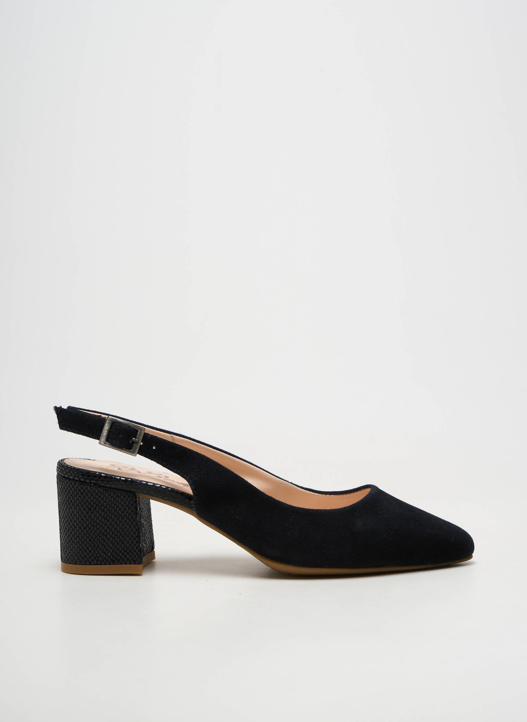 Escarpins fermeture boucle(s) talon de 4 à 6cm noir REBELLES femme