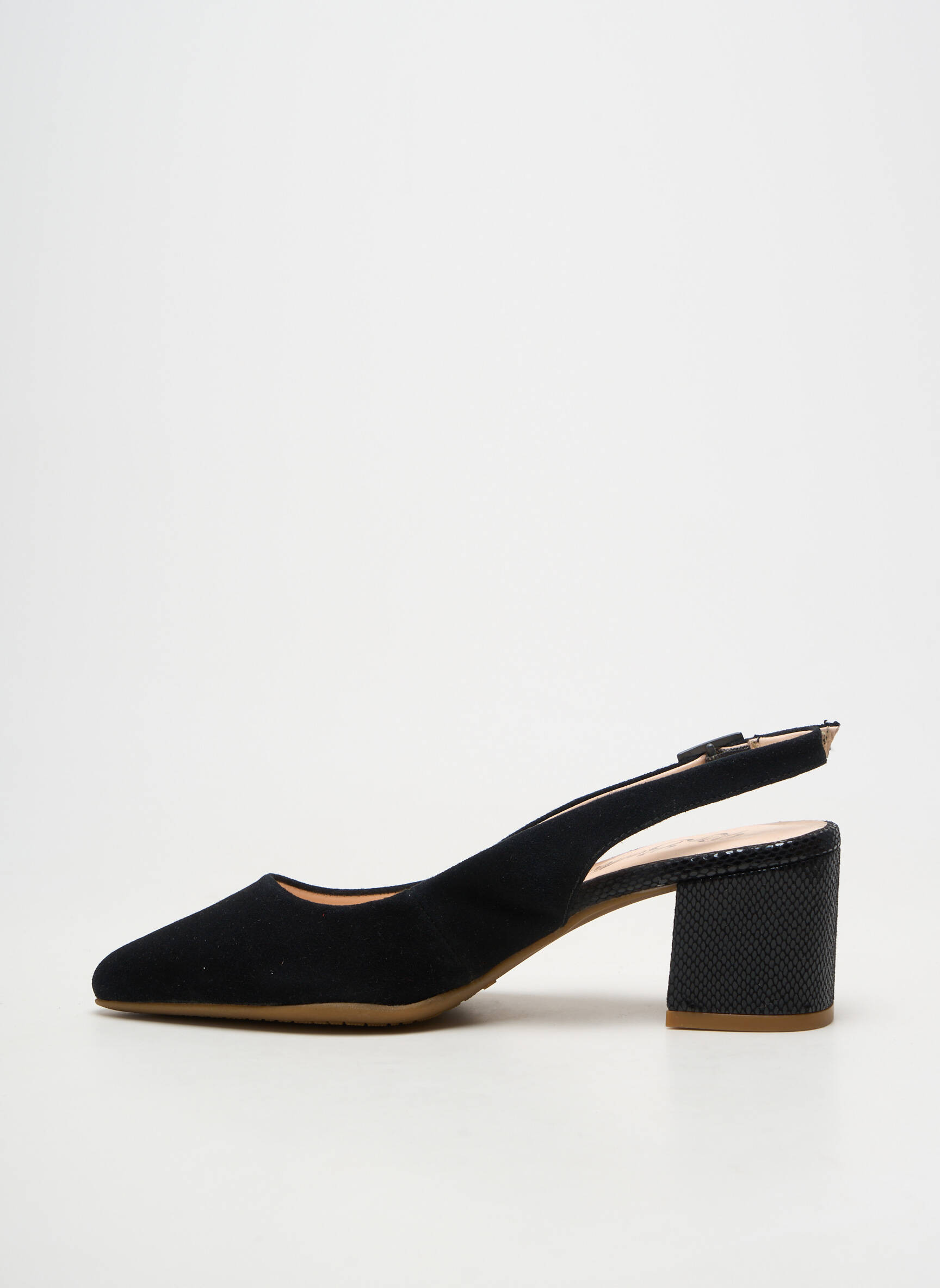 Escarpins fermeture boucle(s) talon de 4 à 6cm noir REBELLES femme