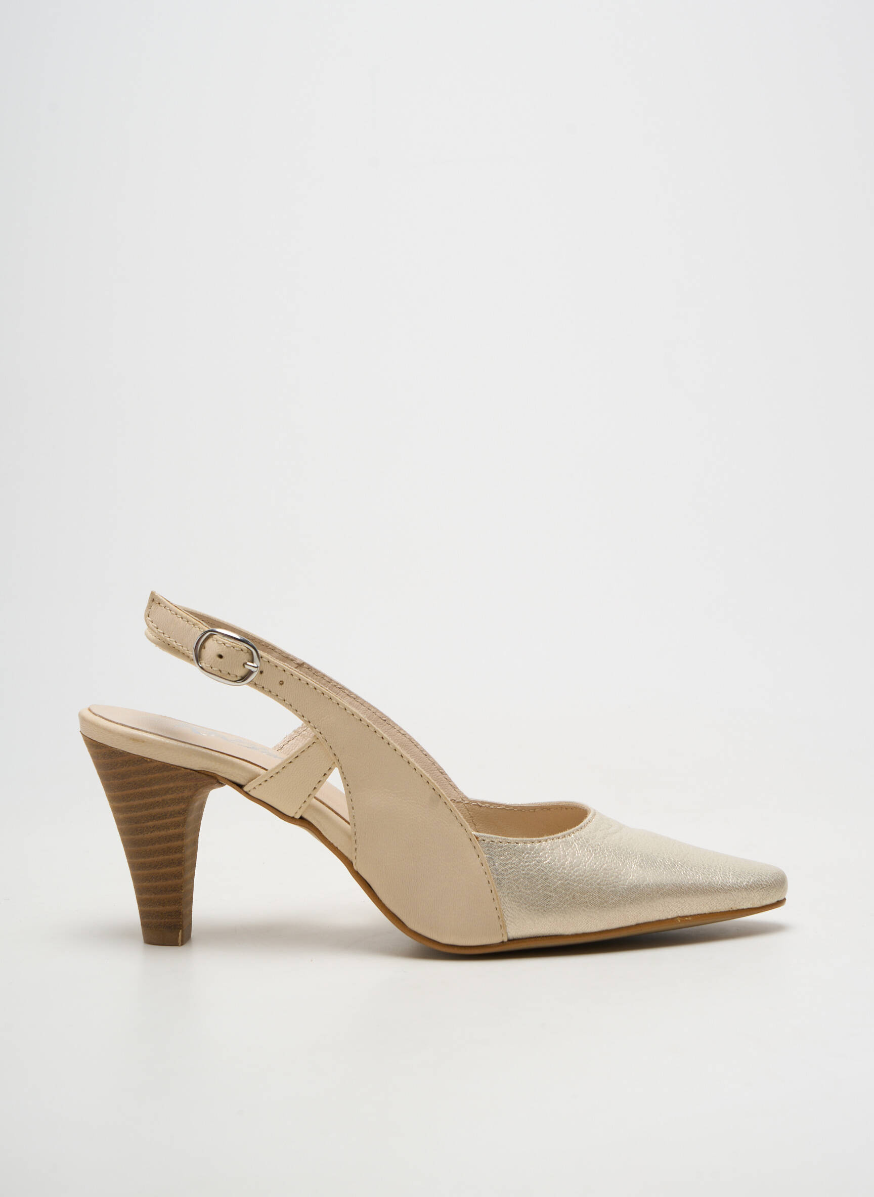 Escarpins fermeture boucle(s) talon de 7 à 9cm beige REBELLES femme