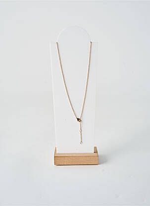 Collier ornement oxyde de zirconium or TATA GISELE femme