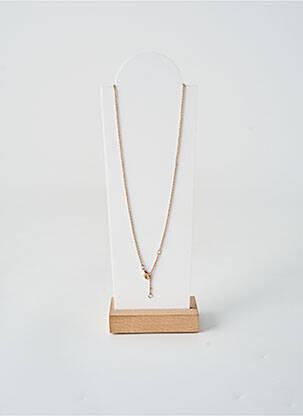 Collier fermeture fermoir mousqueton or TATA GISELE femme