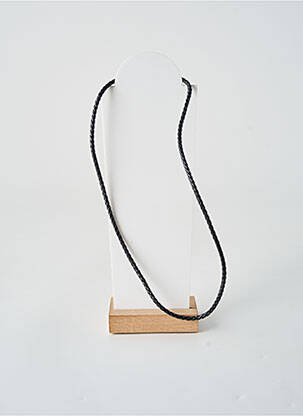 Collier fermeture aimant noir TATA GISELE femme