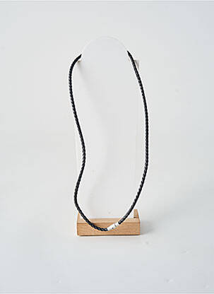 Collier fermeture aimant noir TATA GISELE femme