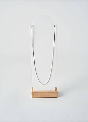 Collier fermeture fermoir mousqueton argent TATA GISELE femme