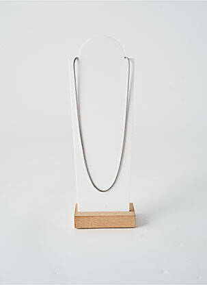Collier fermeture fermoir mousqueton argent TATA GISELE femme