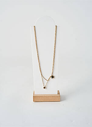 Collier fermeture fermoir mousqueton or TATA GISELE femme