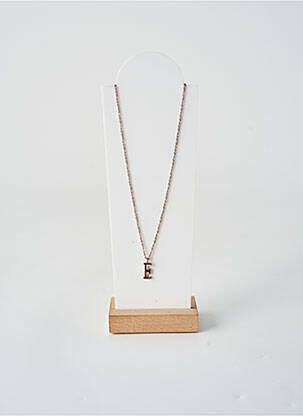 Collier fermeture fermoir mousqueton or TATA GISELE femme