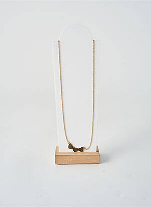 Collier fermeture fermoir mousqueton or TATA GISELE femme