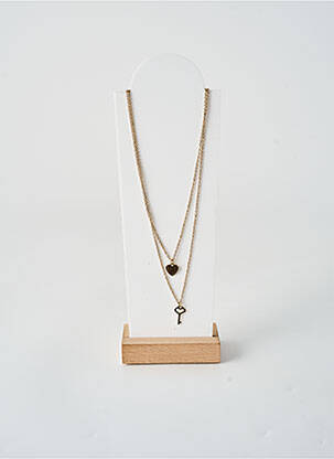 Collier fermeture fermoir mousqueton or TATA GISELE femme