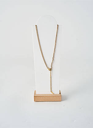 Collier fermeture fermoir mousqueton or TATA GISELE femme