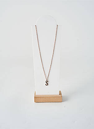 Collier fermeture fermoir mousqueton or TATA GISELE femme