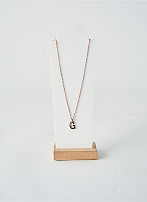Collier fermeture fermoir mousqueton or TATA GISELE femme