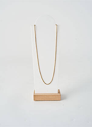 Collier fermeture fermoir mousqueton or TATA GISELE femme
