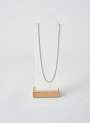 Collier fermeture fermoir mousqueton argent TATA GISELE femme