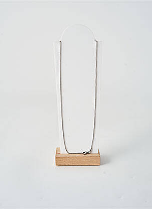 Collier fermeture fermoir mousqueton argent TATA GISELE femme