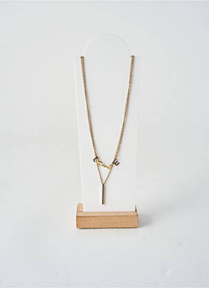 Collier fermeture fermoir mousqueton or TATA GISELE femme