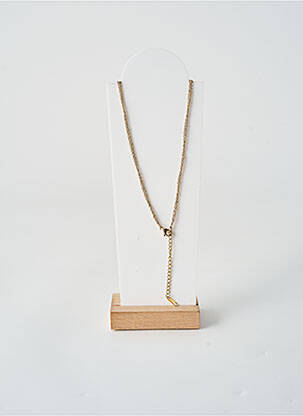 Collier fermeture fermoir mousqueton or TATA GISELE femme
