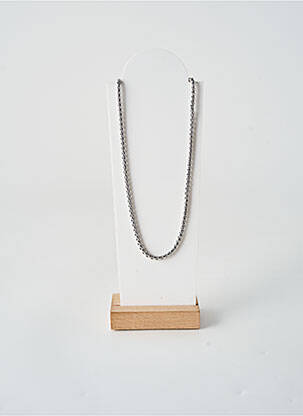 Collier fermeture fermoir mousqueton argent TATA GISELE femme