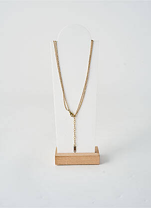 Collier fermeture fermoir mousqueton or TATA GISELE femme