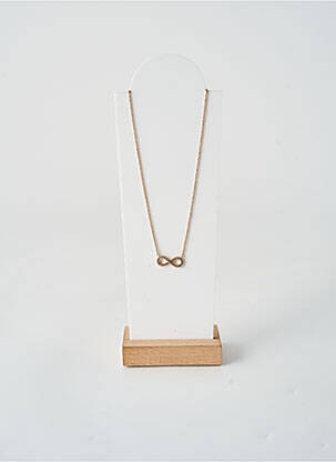 Collier fermeture fermoir mousqueton or TATA GISELE femme
