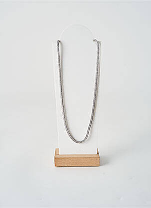 Collier fermeture fermoir mousqueton argent TATA GISELE femme