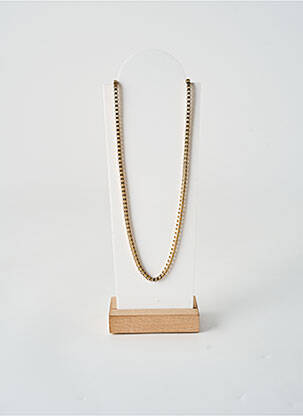 Collier fermeture fermoir mousqueton or TATA GISELE femme