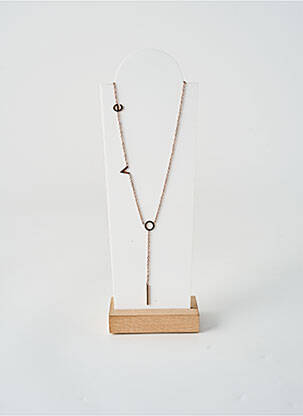 Collier fermeture fermoir mousqueton or TATA GISELE femme