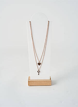 Collier fermeture fermoir mousqueton or TATA GISELE femme