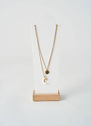 Collier fermeture fermoir mousqueton or TATA GISELE femme